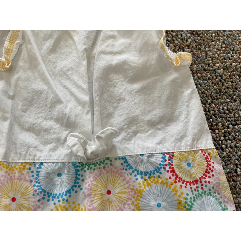First Impressions Girls White & Flower Patterned Sleeveless Top 3-6M - Picture 4 of 4
